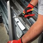 Milwaukee Kis sugarú lemezvágó olló - egyenes, sárga 260mm