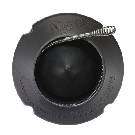 Milwaukee Buzogányfejű acélkábel + kábeltartó dob Ø 8  mm x 7,6 m spirál