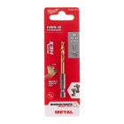 Milwaukee SHOCKWAVE - RED HEX HSS-G titán-nitrid fémfúrószár 1/4" HEX 5x80mm