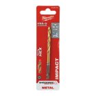 Milwaukee SHOCKWAVE - RED HEX HSS-G titán-nitrid fémfúrószár 1/4" HEX 6x105mm