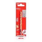 Milwaukee SHOCKWAVE - RED HEX HSS-G titán-nitrid fémfúrószár 1/4" HEX 7x109mm