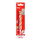 Milwaukee SHOCKWAVE - RED HEX HSS-G titán-nitrid fémfúrószár 1/4" HEX 12,5x128mm