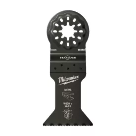  Milwaukee nagy kiszerelésű Multitool Starlock merülő fűrészlap (szeges fa) 65x42 mm 50 db