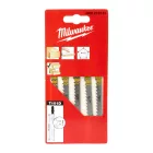 Milwaukee T 101 D tisztán és forgács nélkül vágó dekopírfűrészlap fához és muanyaghoz 4x75mm 5db