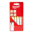 Milwaukee T 119 BO ívesen vágó dekopírfurészlap fához és muanyaghoz 2x50mm 5db