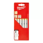 Milwaukee T 344 D gyorsvágó dekopírfurészlap fához és muanyaghoz 4x105mm 5db
