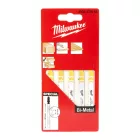 Milwaukee parketta és laminált padló vágó dekopírfurészlap fához és muanyaghoz 1,9x60mm 5db