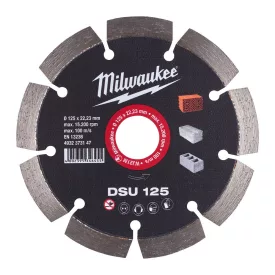 Milwaukee DSU 125 gyémánt vágótárcsa 125x22,23mm