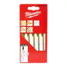 Milwaukee T 101 AO ívesen vágó dekopírfurészlap fához és muanyaghoz 1,35x50mm 5db