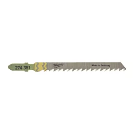   Milwaukee T 101 D tisztán és forgács nélkül vágó dekopírfurészlap fához és muanyaghoz 4x75mm 25db