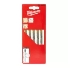 Milwaukee T 301 CD tisztán és forgács nélkül vágó dekopírfurészlap fához és muanyaghoz 4x105mm 5db