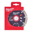 Milwaukee DU 115 gyémánt vágótárcsa 115x22,23mm