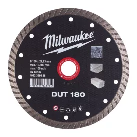 Milwaukee DUT 180 turbó gyémánt vágótárcsa 180x22,23mm