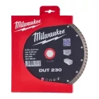 Milwaukee DUT 230 turbó gyémánt vágótárcsa 230x22,23mm
