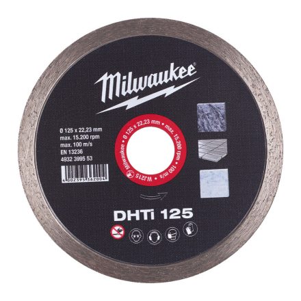 Milwaukee DHTI 125 turbó gyémánt vágótárcsa 125x22,23mm