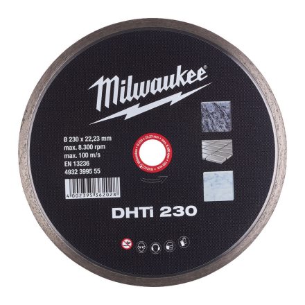 Milwaukee DHTI 230 turbó gyémánt vágótárcsa 230x22,23mm