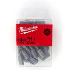 Milwaukee Phillips csavarozó bit PH1x25mm 25db