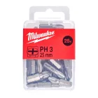 Milwaukee Phillips csavarozó bit PH3x25mm 25db