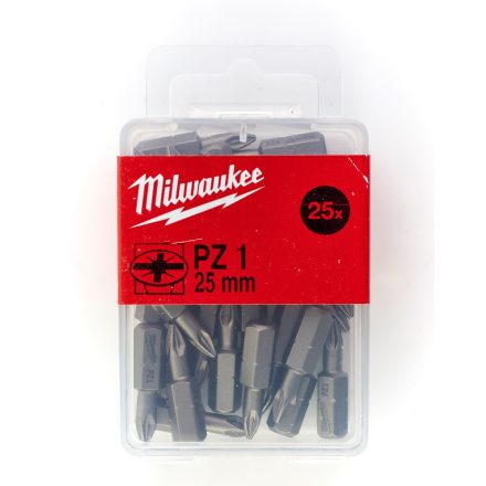 Milwaukee Pozidrive csavarozó bit PZ1x25mm 25db