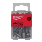 Milwaukee Pozidrive csavarozó bit PZ2x25mm 25db
