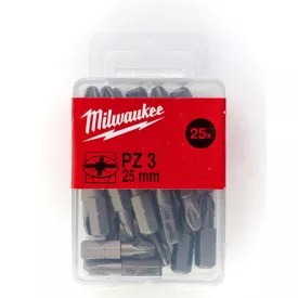 Milwaukee Pozidrive csavarozó bit PZ3x25mm 25db