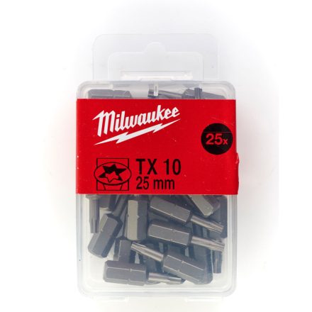 Milwaukee Torx csavarozó bit TX10x25mm 25db