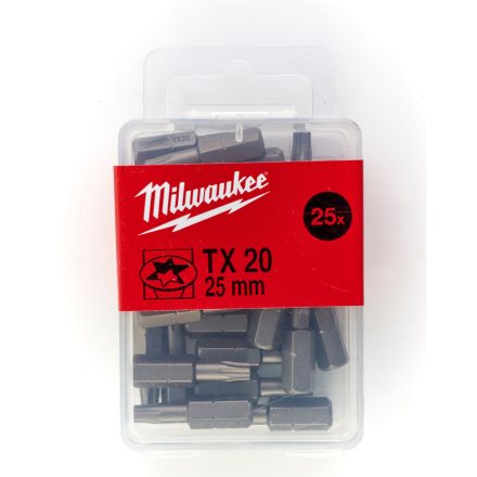 Milwaukee Torx csavarozó bit TX20x25mm 25db
