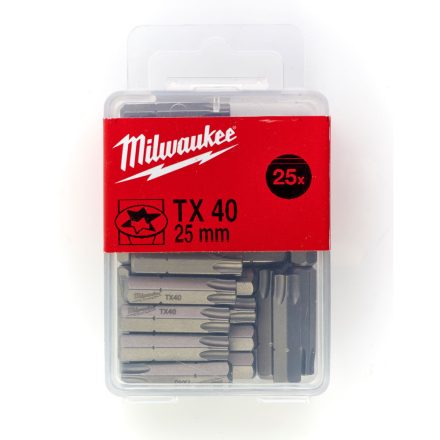 Milwaukee Torx csavarozó bit TX40x25mm 25db
