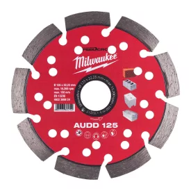   Milwaukee SPEEDCROSS AUDD 125 gyémánt vágótárcsa 125x22,23mm