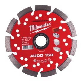   Milwaukee SPEEDCROSS AUDD 150 gyémánt vágótárcsa 150x22,23mm