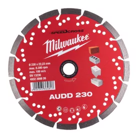   Milwaukee SPEEDCROSS AUDD 230 gyémánt vágótárcsa 230x22,23mm
