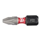 Milwaukee SHOCKWAVE Pozidrive csavarozó bit PZ2x25mm 2db
