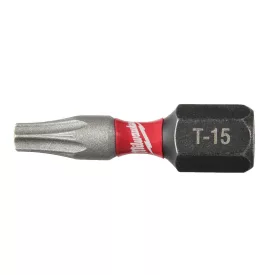 Milwaukee SHOCKWAVE Torx csavarozó bit TX15x25mm 2db
