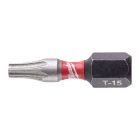 Milwaukee SHOCKWAVE Torx csavarozó bit TX15x25mm 25db