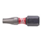 Milwaukee SHOCKWAVE Torx csavarozó bit TX20x25mm 2db