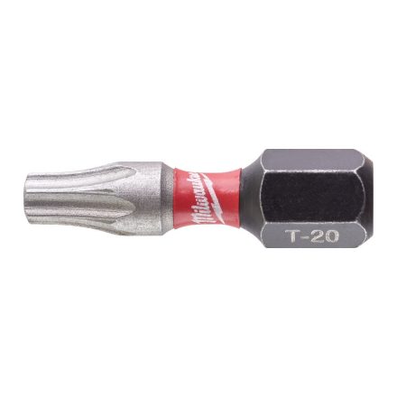 Milwaukee SHOCKWAVE Torx csavarozó bit TX20x25mm 25db