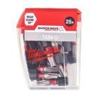 Milwaukee SHOCKWAVE Torx csavarozó bit TX20x25mm 25db