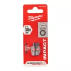 Milwaukee SHOCKWAVE Hex csavarozó bit HEX 4x25mm 2db