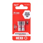 Milwaukee SHOCKWAVE Hex csavarozó bit HEX 8x25mm 2db
