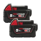 Milwaukee M18 B52 akkumulátor szett 18V 2x5,0Ah