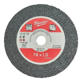   Milwaukee SCS 41 / 76 Pro+ vékony fémvágó tárcsa 76x10mm 5db