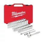Milwaukee 50 részes 1/4? racsnis dugókulcs készlet metrikus és colos méret