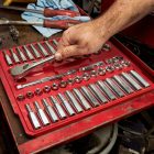 Milwaukee 56 részes 3/8? racsnis dugókulcs készlet metrikus és colos méret