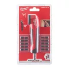Milwaukee SHOCKWAVE 11 részes sarokcsavarozó adapter készlet 1/4" HEX