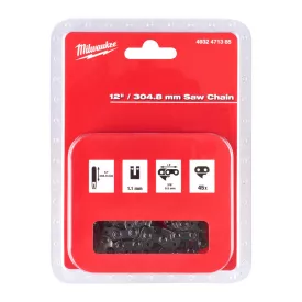   Milwaukee 45 szemes lánc láncfurészhez 3/8" x 304,8 x 1,1 mm
