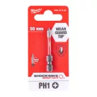 Milwaukee SHOCKWAVE Phillips csavarozó bit PH1x50mm