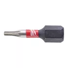 Milwaukee SHOCKWAVE furatos Torx csavarozó bit TX BO7x25mm 2db