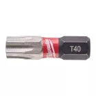 Milwaukee SHOCKWAVE furatos Torx csavarozó bit TX BO40x25mm 2db
