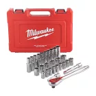 Milwaukee 28 részes 1/2? racsni és dugókulcs készlet