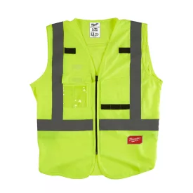 Milwaukee Sárga jól láthatósági mellény - L/XL